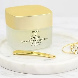 Orixir 24K Altın, Hyaluronik Asit ve Deniz Yosunu İçeren Lüks Nemlendirici Yüz Kremi